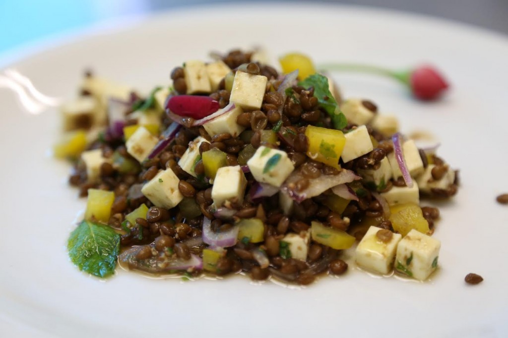 Salada de Lentilha Vermelha - Gastronomia Senac SC