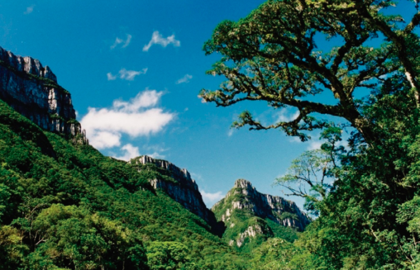 ecoturismo no caminho dos cânions em Santa Catarina