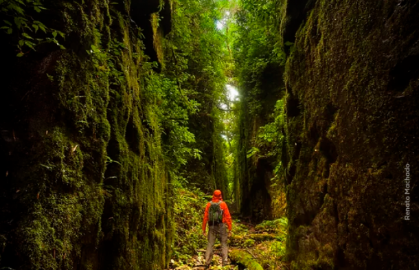 ecoturismo no vale Europeu em Santa Catarina